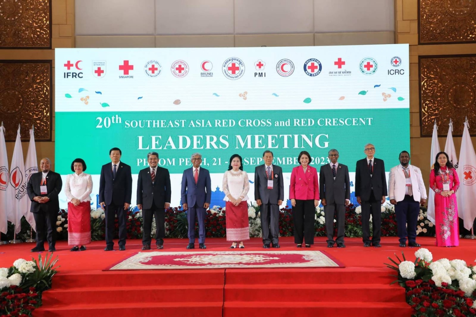 The President of the Myanmar Red Cross Society, Prof. Dr. Myo Nyunt